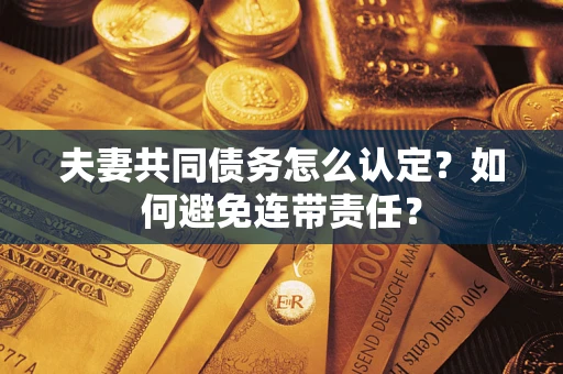 武汉夫妻共同债务怎么认定?如何避免连带责任? 武汉夫妻共同债务怎么认定?如何避免连带责任?