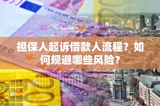 武汉担保人起诉借款人流程?如何规避哪些风险? 武汉担保人起诉借款人流程?如何规避哪些风险?