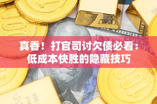 武汉真香!打官司讨欠债必看:低成本快胜的隐藏技巧 武汉真香!打官司讨欠债必看:低成本快胜的隐藏技巧